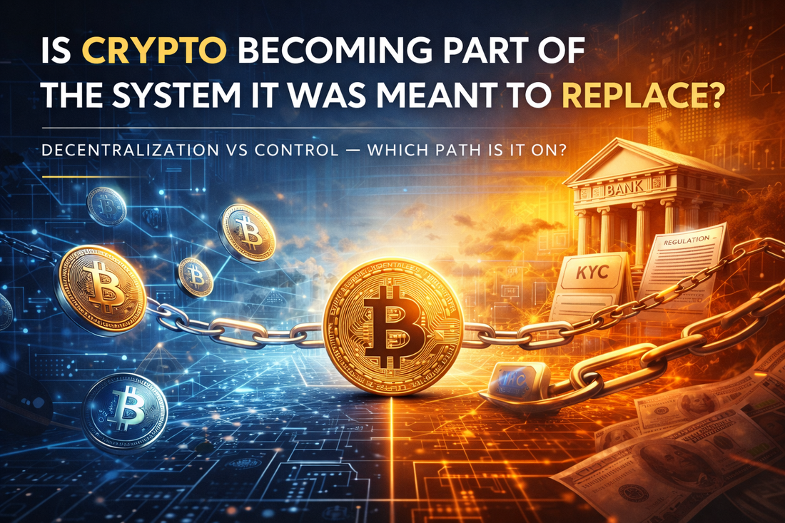 Is Crypto Becoming Part of the System It Was Meant to Replace?